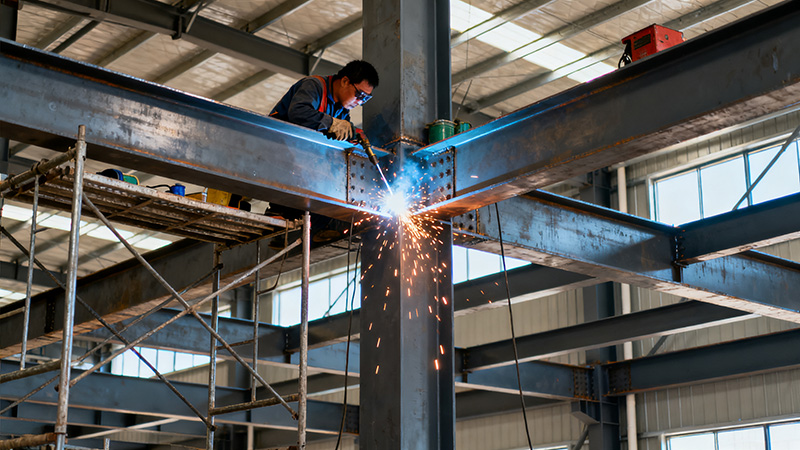 鋼結構廠房對接焊縫