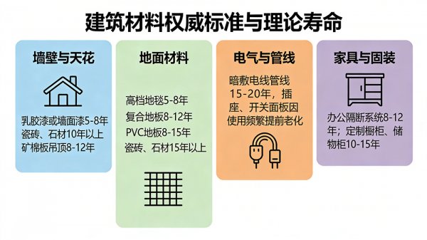 如何判斷辦公室裝修是否達(dá)到耐用年限？